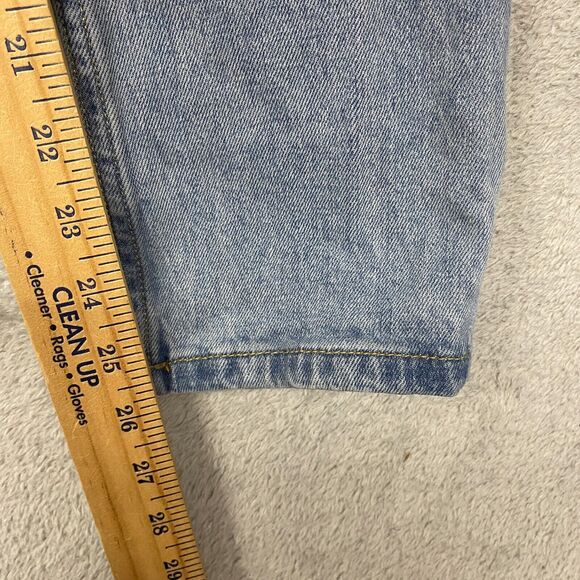 Everlane Jeans Womens 25 Blue Crop Original Checky Organic Cotton High Rise - Picture 6 of 11